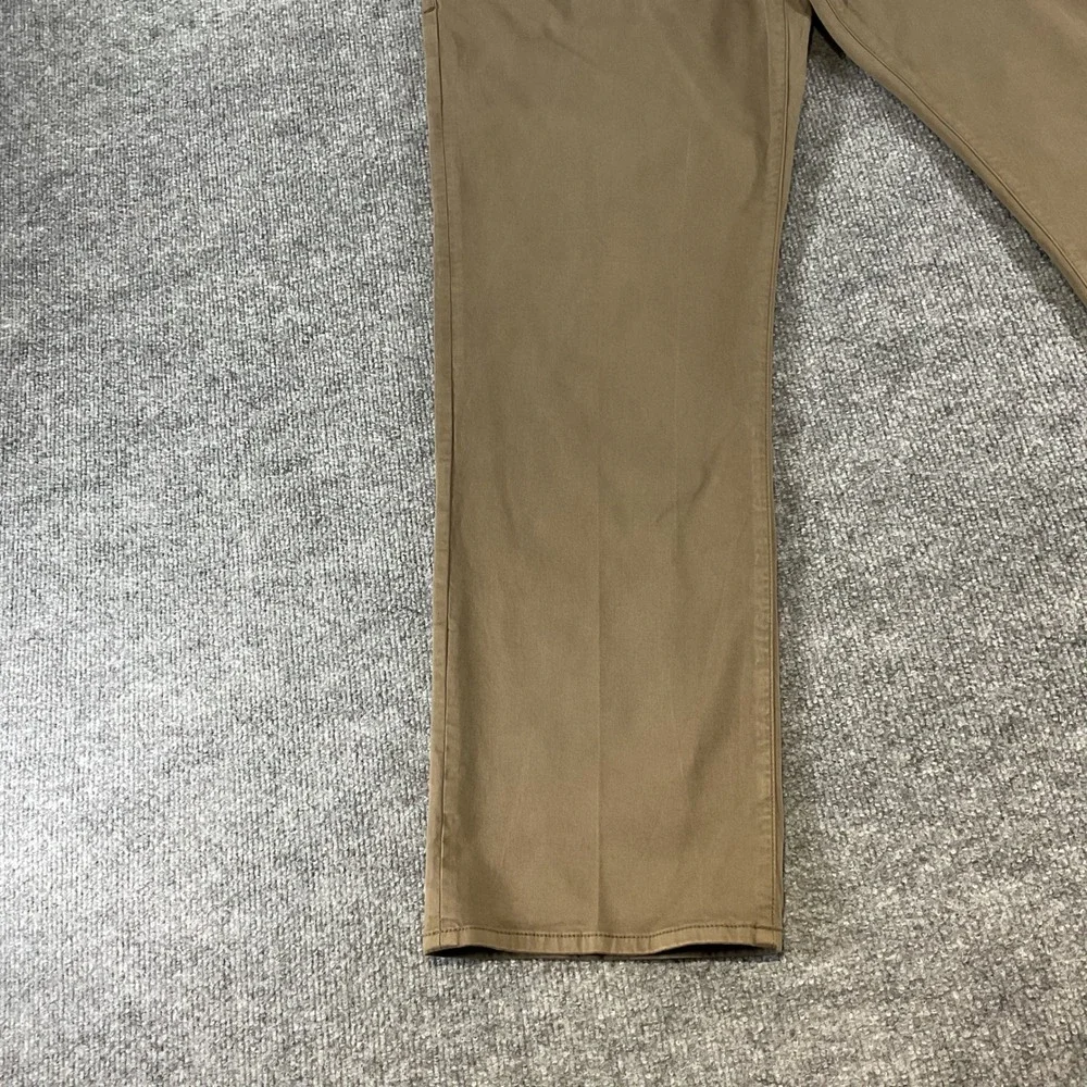 Mavi Matt Relaxed Straight Leg Jeans Mens 38x30 Brown Stretch Casual Pants